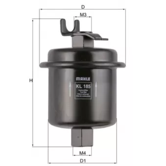 Filtre à carburant KNECHT KL 185