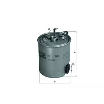 Filtre à carburant KNECHT KL 188