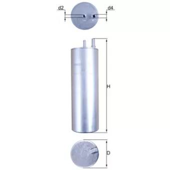 Filtre à carburant KNECHT KL 229/5