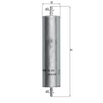 Filtre à carburant KNECHT KL 232