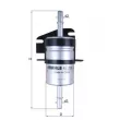 Filtre à carburant KNECHT KL 238 - Visuel 1