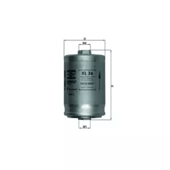 Filtre à carburant KNECHT KL 36