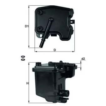 Filtre à carburant KNECHT KL 431D