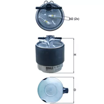 Filtre à carburant KNECHT KL 440/41