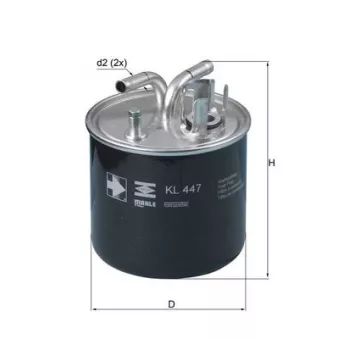 Filtre à carburant KNECHT KL 447