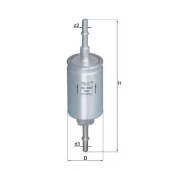 Filtre à carburant KNECHT KL 458