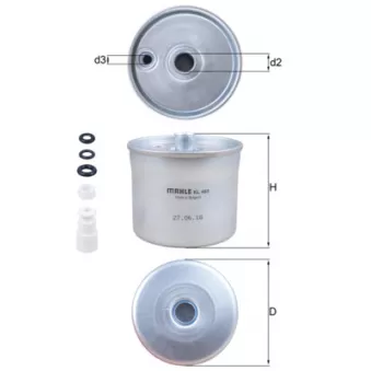Filtre à carburant KNECHT KL 468