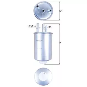 Filtre à carburant KNECHT KL 505
