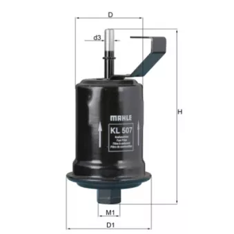 Filtre à carburant KNECHT KL 507
