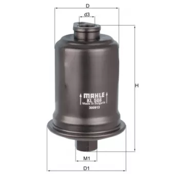 Filtre à carburant KNECHT KL 508