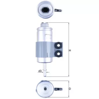 Filtre à carburant KNECHT KL 510
