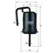 Filtre à carburant KNECHT KL 517 - Visuel 1