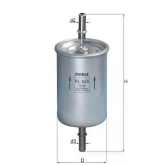 Filtre à carburant KNECHT KL 555