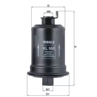 Filtre à carburant KNECHT KL 560