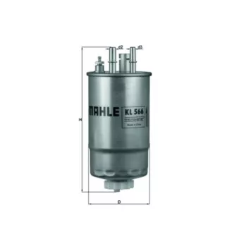 Filtre à carburant KNECHT KL 566