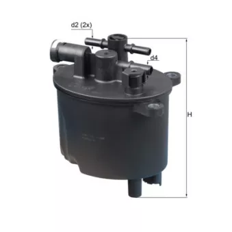 Filtre à carburant KNECHT KL 581