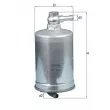 Filtre à carburant KNECHT KL 599 - Visuel 1