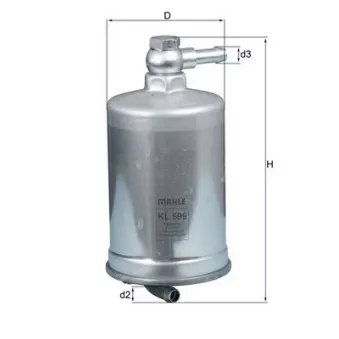 Filtre à carburant KNECHT KL 599