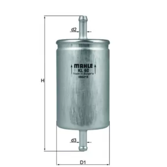 Filtre à carburant KNECHT KL 60