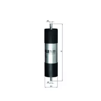 Filtre à carburant KNECHT KL 658