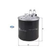 Filtre à carburant KNECHT KL 723D - Visuel 1