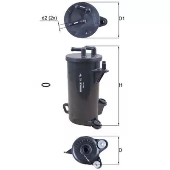 Filtre à carburant KNECHT KL 764D