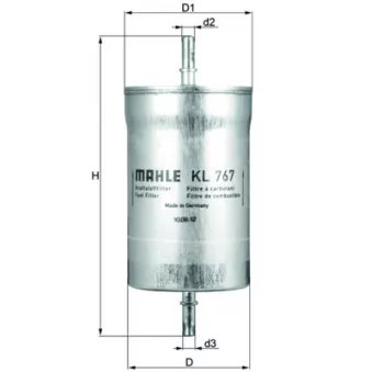 Filtre à carburant KNECHT KL 767