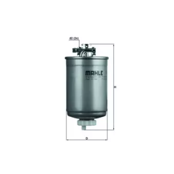 Filtre à carburant KNECHT KL 77