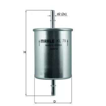 Filtre à carburant KNECHT KL 79