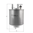 Filtre à carburant KNECHT KL 834 - Visuel 1