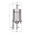 Filtre à carburant KNECHT KL 871 - Visuel 1