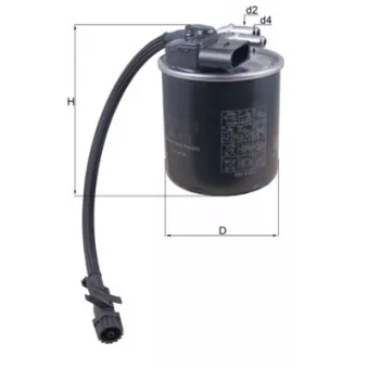 Filtre à carburant KNECHT KL 912
