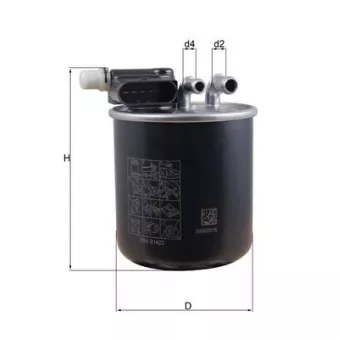 Filtre à carburant KNECHT KL 948