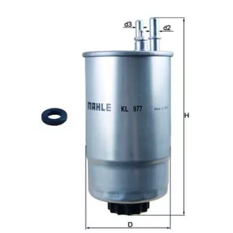 Filtre à carburant KNECHT KL 977D