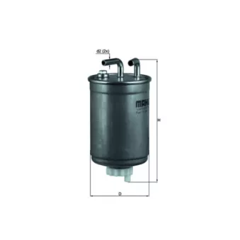 Filtre à carburant KNECHT KL 99