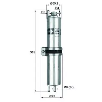 Filtre à carburant KNECHT KLH 12