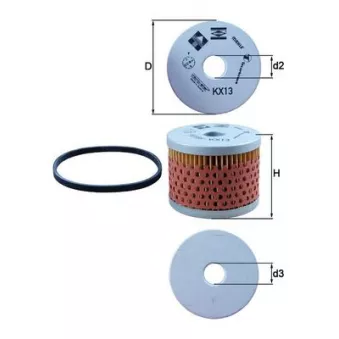 Filtre à carburant KNECHT KX 13D