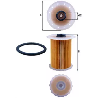 Filtre à carburant KNECHT KX 183D