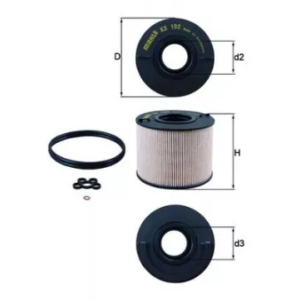 Filtre à carburant KNECHT KX 192D
