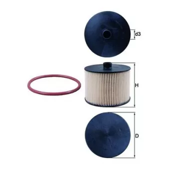 Filtre à carburant KNECHT KX 201D