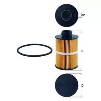 Filtre à carburant KNECHT KX 208D