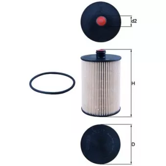 Filtre à carburant KNECHT KX 217D