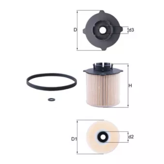 Filtre à carburant KNECHT KX 265D