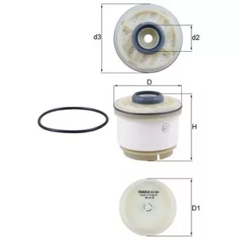 Filtre à carburant KNECHT KX 268D