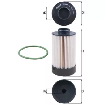 Filtre à carburant KNECHT KX 340D