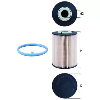 Filtre à carburant KNECHT KX 393D