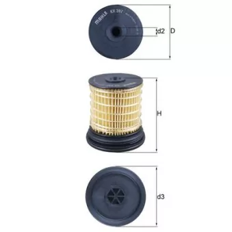 Filtre à carburant KNECHT KX 397