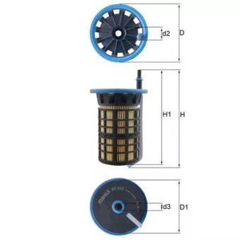 Filtre à carburant KNECHT KX 515