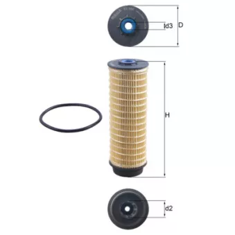 Filtre à carburant KNECHT KX 564D