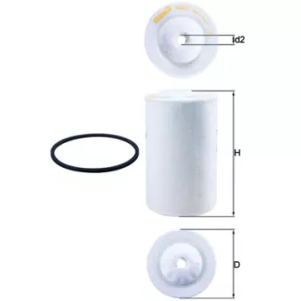 Filtre à carburant KNECHT KX 65D